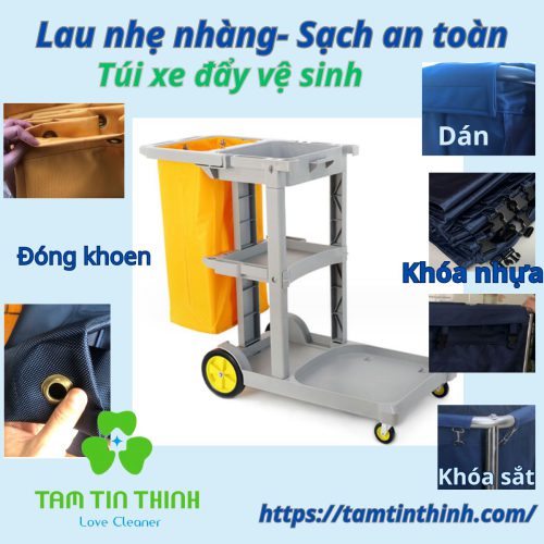 Túi xe đẩy vệ sinh- Xưởng sản xuất Giá Sỉ