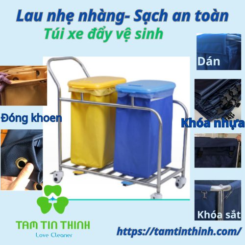 Túi xe đẩy vệ sinh- Xưởng sản xuất Giá Sỉ