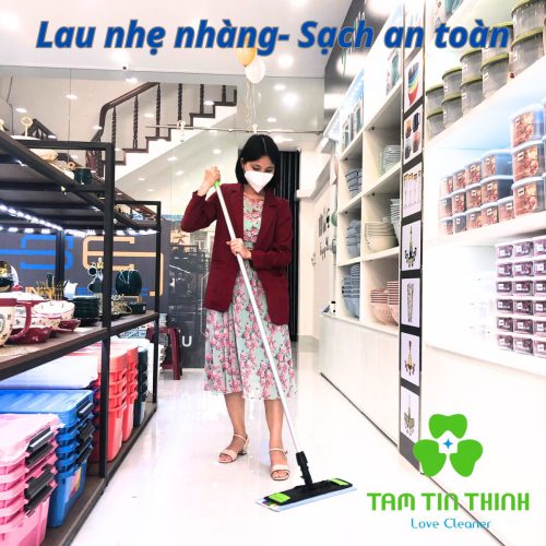 Nên dùng Cây lau nhà công nghiệp có xô vắt hay nên dùng Cây lau không có xô vắt?