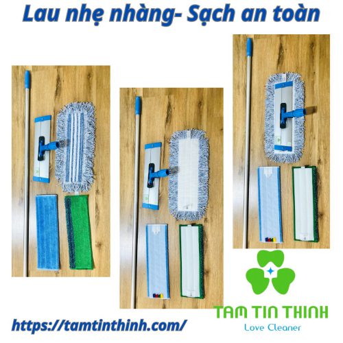 cây lau sàn kiểu dán Microfiber