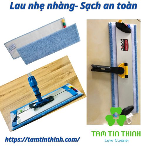 cây lau sàn kiểu dán Microfiber