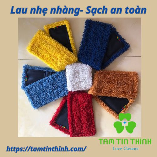 miếng lau nhà hình chữ nhật 60cm