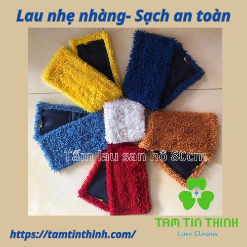 Tấm lau sàn san hô 80cm