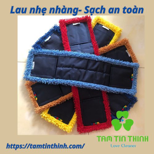 thảm lau nhà san hô hình chữ nhật 45cm