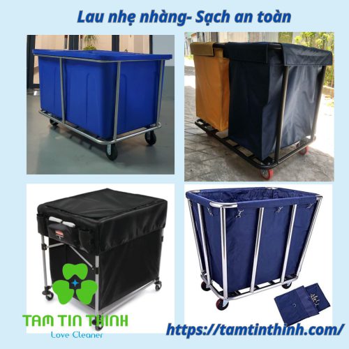 xe đẩy đồ giặt là