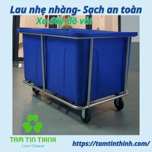 xe đẩy đồ giặt là