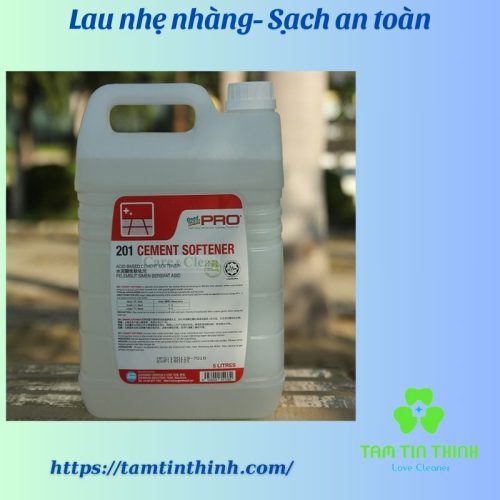 Acid lam mem xi mang 201 CEMENT SOFTENER 3