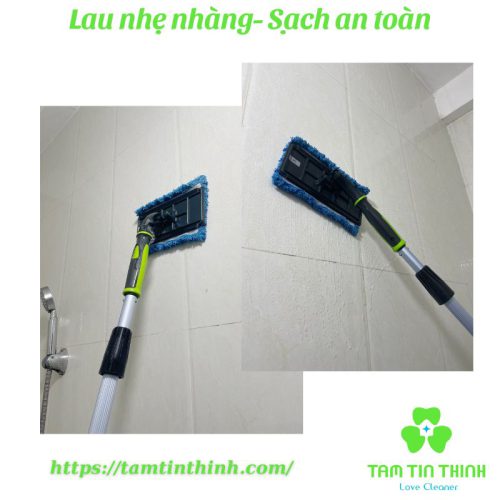 Bộ dụng cụ lau nhà vệ sinh tolet