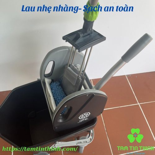 Bộ xô và cây lau nhà công nghiệp 25 lít 60cm Dmop