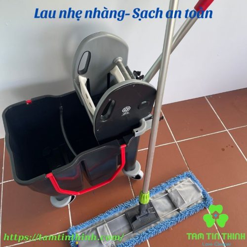 Bộ xô và cây lau nhà công nghiệp 30 lít 60cm Dmop