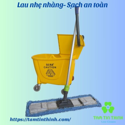 Bộ xô và cây lau nhà công nghiệp 36 lít 60cm Dmop