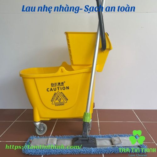 Bộ xô và cây lau nhà công nghiệp 36 lít 60cm Dmop