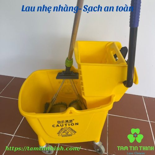 Bộ xô và cây lau nhà công nghiệp 36 lít 60cm Dmop