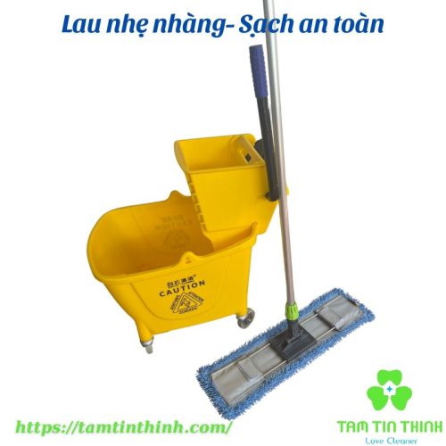 Bộ xô và cây lau nhà công nghiệp 36 lít 60cm Dmop