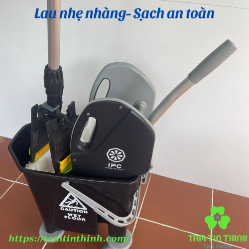 Bộ xô và cây lau nhà công nghiệp 42cm 25 lít