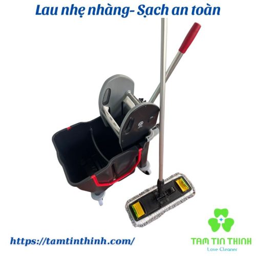 Bộ xô và cây lau nhà công nghiệp 42cm 30 lít