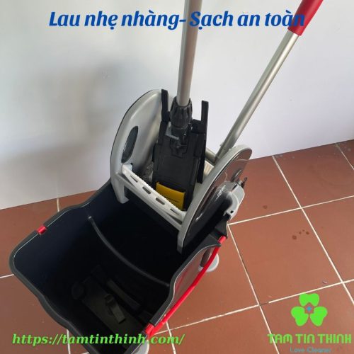 Bộ xô và cây lau nhà công nghiệp 42cm 30 lít