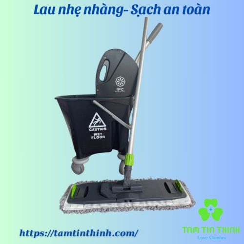 Bộ xô và cây lau nhà công nghiệp 50cm 25 lít