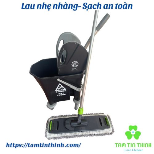 Bộ xô và cây lau nhà công nghiệp 50cm 25 lít