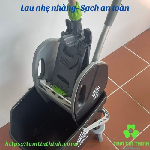 Bộ xô và cây lau nhà công nghiệp 50cm 25 lít