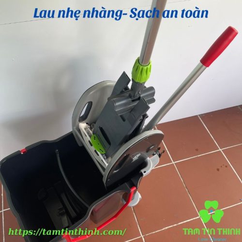 Bộ xô và cây lau nhà công nghiệp 50cm 30 lít