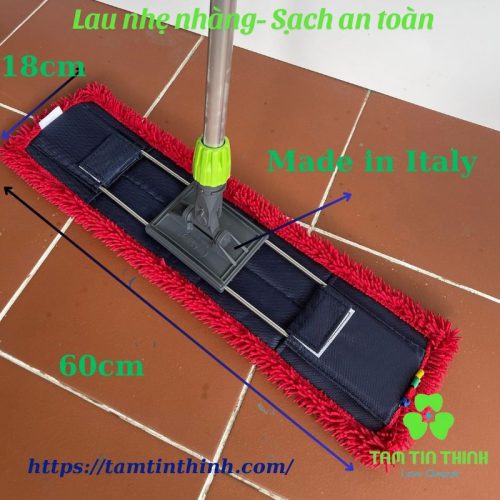 Cây lau nhà công nghiệp 60cm Dmop dùng cho xô vắt