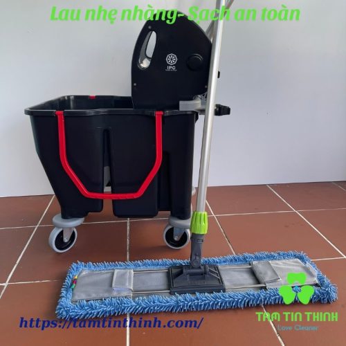 Cây lau nhà công nghiệp 60cm Dmop dùng cho xô vắt