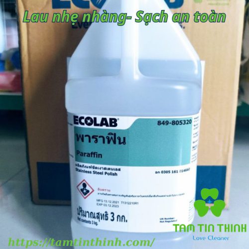 Chất lau bóng kim loại Ecolab Paraffin 1 Gal