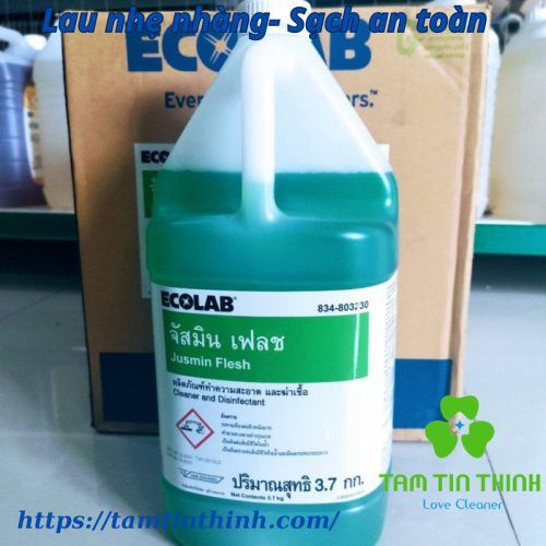 Chất lau sàn khử trùng khử mùi Ecolab Jusmin Flesh 1 GAL