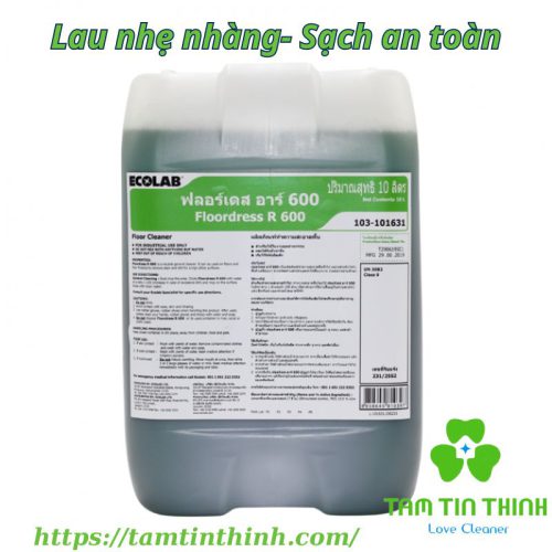 Chất lau sàn trung tính Ecolab Floordress R600