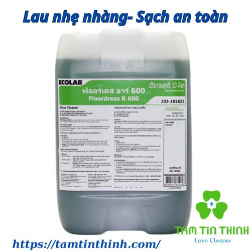 Chat lau san trung tinh Ecolab Floordress R600 2