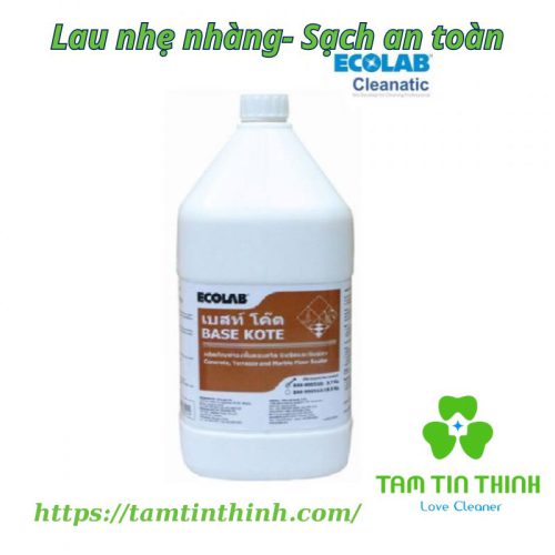 Chất phủ bóng sàn Ecolab Base Kote 1 gal