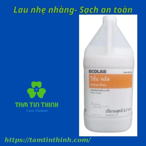 Chất phủ bóng sàn Ecolab Vision Plus 1 GAL