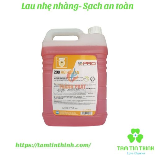 Chất tẩy rửa cặn rỉ sét có tính acid mạnh 200 ACID – CLEAN