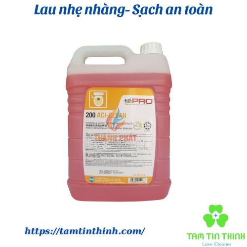 Chất tẩy rửa cặn rỉ sét có tính acid mạnh 200 ACID – CLEAN