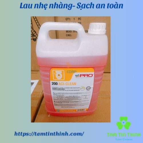 Chất tẩy rửa cặn rỉ sét có tính acid mạnh 200 ACID – CLEAN