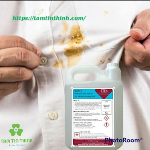 Hóa chất nhũ hóa & tẩy dầu mỡ dùng trong nhà Giặt Burst