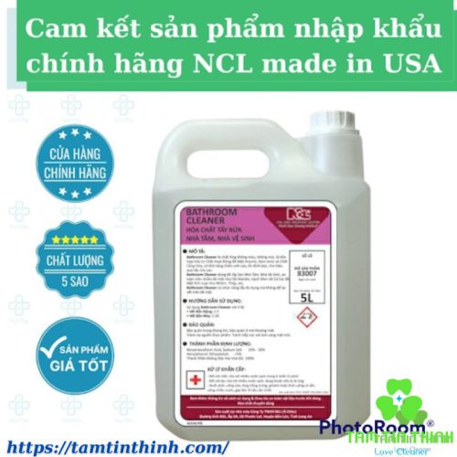 Hóa chất tẩy rửa toilet nhà tắm BATHROOM CLEANER