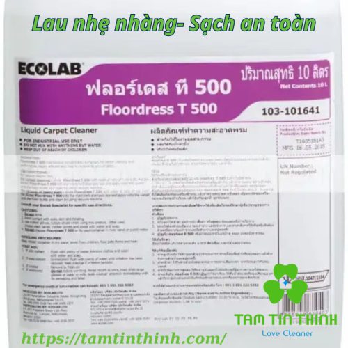 Nước giặt thảm Ecolab Floordress T500