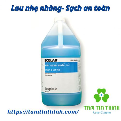 Nước rửa tay đậm đặc Ecolab Clean and Soft AB