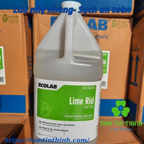 Tẩy xi măng cặn can xi Ecolab Lime Remover-66