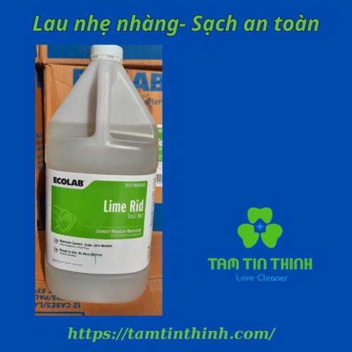 Tẩy xi măng cặn can xi Ecolab Lime Remover-66