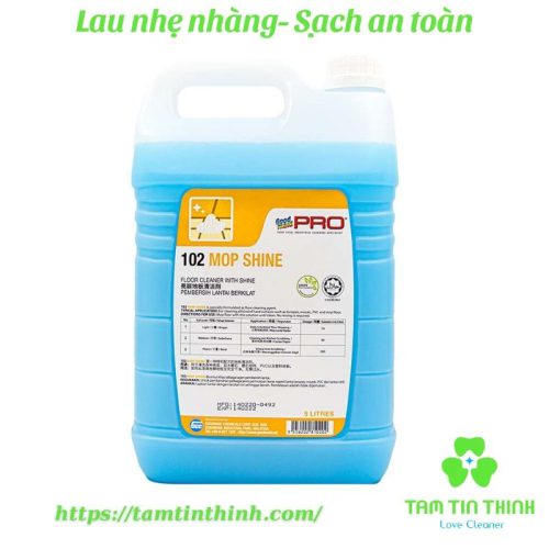 Vệ sinh tạo bóng sàn 102 MOP SHINE