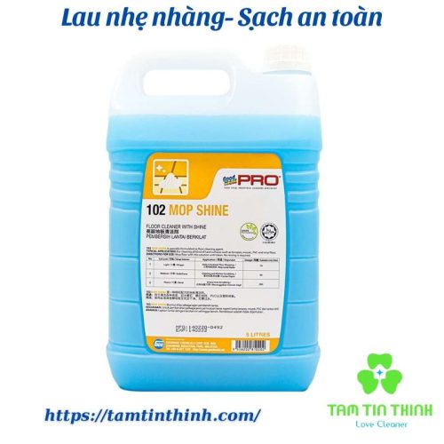 Vệ sinh tạo bóng sàn 102 MOP SHINE