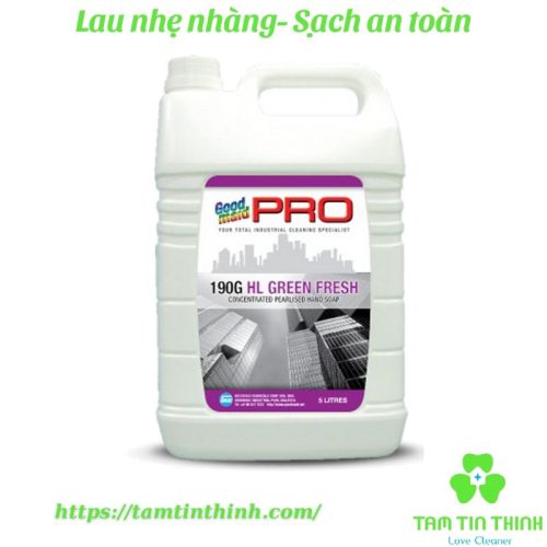 Xà phòng rửa tay đậm đặc 190G HL GREEN FRESH