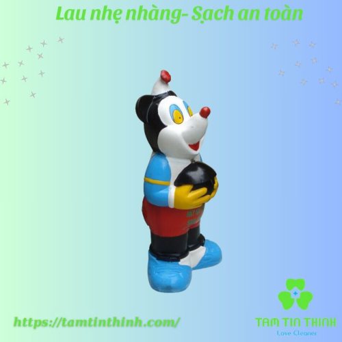 Thung rac composite hinh chuot Mickey 2