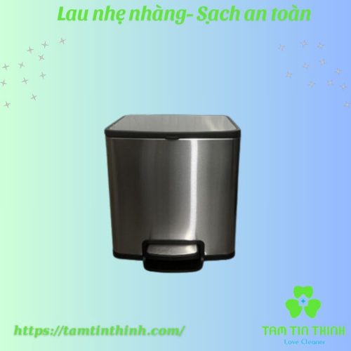 Thùng rác đạp chân dạng vuông PLS-12L