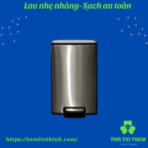 Thùng rác đạp chân dạng vuông PLS-20L