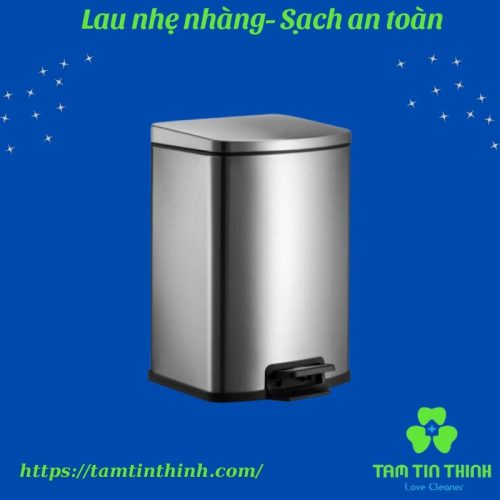 Thùng rác đạp chân dạng vuông PLS-50L