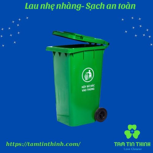 Thùng rác nắp lật PUSH 240L